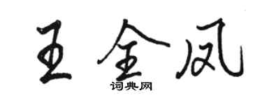 骆恒光王全凤行书个性签名怎么写