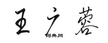 骆恒光王广蓉行书个性签名怎么写