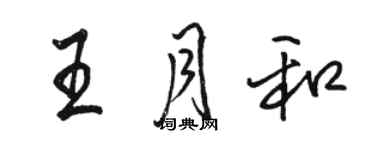 骆恒光王月和行书个性签名怎么写