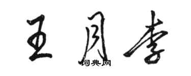 骆恒光王月李行书个性签名怎么写