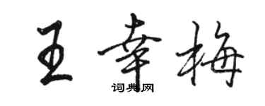 骆恒光王幸梅行书个性签名怎么写