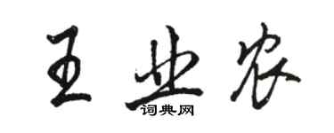 骆恒光王业农行书个性签名怎么写
