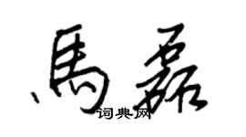 王正良马磊行书个性签名怎么写