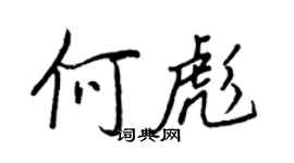 王正良何彪行书个性签名怎么写