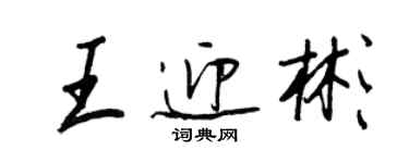 王正良王迎彬行书个性签名怎么写
