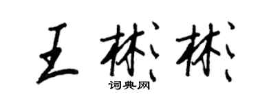 王正良王彬彬行书个性签名怎么写