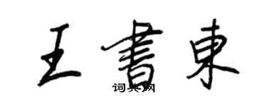 王正良王书东行书个性签名怎么写