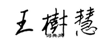 王正良王树慧行书个性签名怎么写