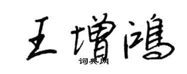 王正良王增鸿行书个性签名怎么写