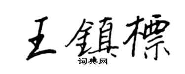 王正良王镇标行书个性签名怎么写