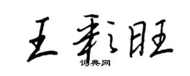 王正良王彩旺行书个性签名怎么写