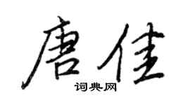 王正良唐佳行书个性签名怎么写