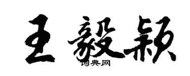胡问遂王毅颖行书个性签名怎么写