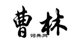 胡问遂曹林行书个性签名怎么写