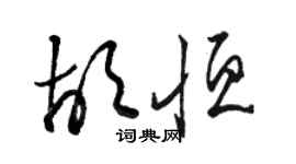 骆恒光胡恒草书个性签名怎么写