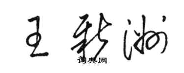 骆恒光王新洲草书个性签名怎么写