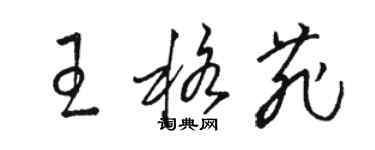 骆恒光王格菲草书个性签名怎么写