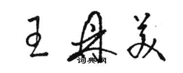 骆恒光王鼎美草书个性签名怎么写
