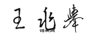 骆恒光王兆举草书个性签名怎么写