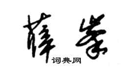 朱锡荣薛峰草书个性签名怎么写