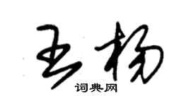 朱锡荣王杨草书个性签名怎么写