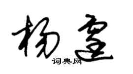朱锡荣杨霆草书个性签名怎么写