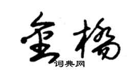 朱锡荣金桥草书个性签名怎么写