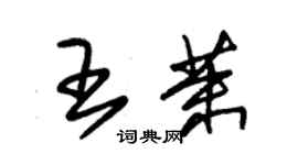 朱锡荣王茉草书个性签名怎么写