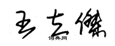 朱锡荣王立杰草书个性签名怎么写