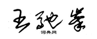 朱锡荣王驰峰草书个性签名怎么写