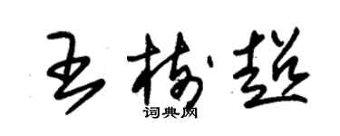 朱锡荣王树超草书个性签名怎么写