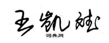 朱锡荣王凯斌草书个性签名怎么写