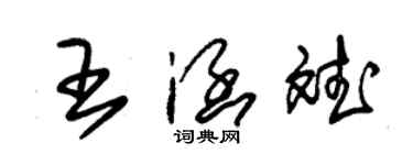 朱锡荣王涵斌草书个性签名怎么写