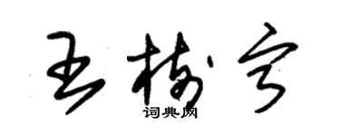 朱锡荣王树宁草书个性签名怎么写