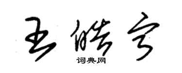 朱锡荣王皓宁草书个性签名怎么写