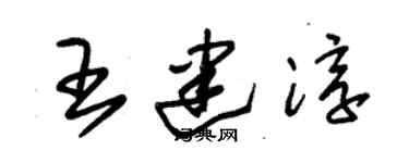 朱锡荣王建淳草书个性签名怎么写