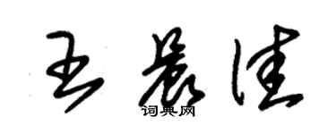 朱锡荣王晨佳草书个性签名怎么写