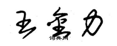 朱锡荣王金力草书个性签名怎么写