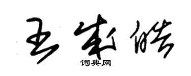 朱锡荣王成皓草书个性签名怎么写