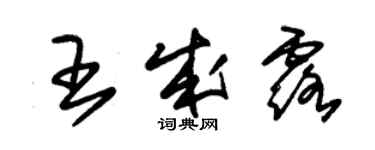 朱锡荣王成露草书个性签名怎么写