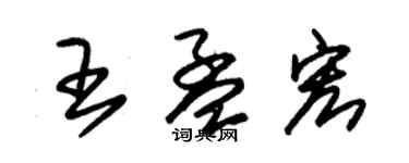 朱锡荣王孟宏草书个性签名怎么写