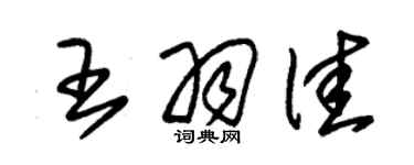 朱锡荣王羽佳草书个性签名怎么写