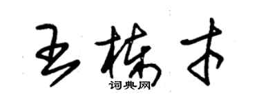 朱锡荣王栋才草书个性签名怎么写