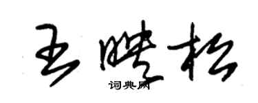 朱锡荣王映松草书个性签名怎么写