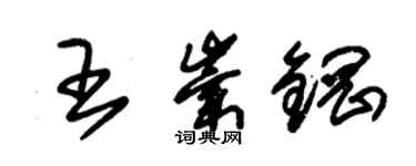 朱锡荣王崇钢草书个性签名怎么写