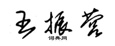 朱锡荣王振营草书个性签名怎么写