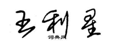 朱锡荣王利星草书个性签名怎么写