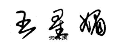 朱锡荣王星媚草书个性签名怎么写