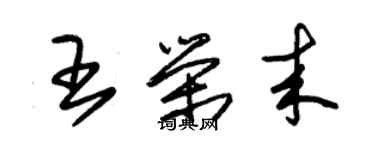 朱锡荣王荣来草书个性签名怎么写
