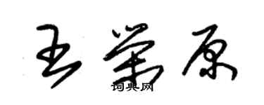 朱锡荣王荣原草书个性签名怎么写